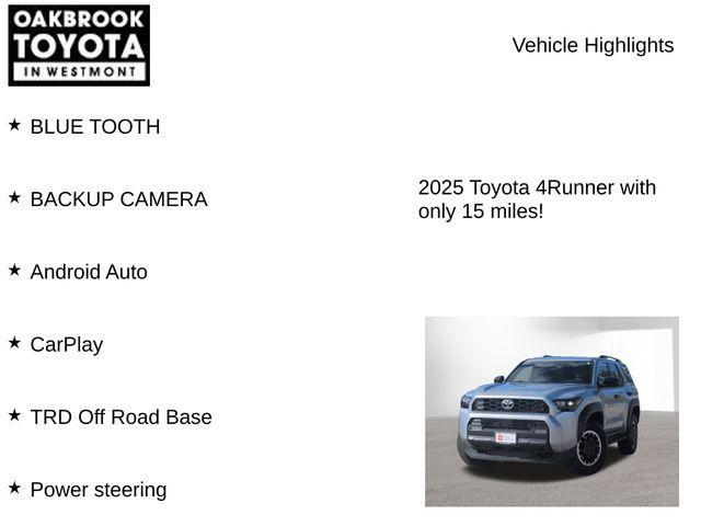used 2025 Toyota 4Runner car, priced at $52,999