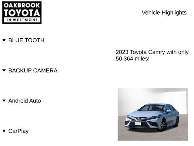 used 2023 Toyota Camry car, priced at $24,718