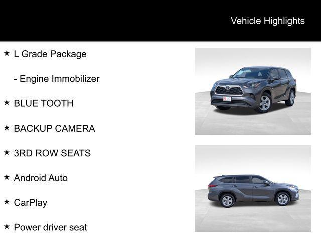 used 2023 Toyota Highlander car, priced at $31,985