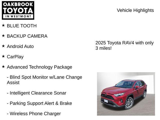 new 2025 Toyota RAV4 car, priced at $40,091
