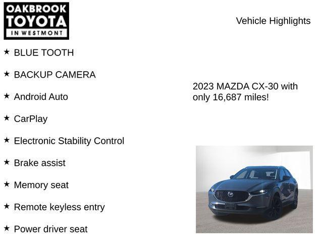 used 2023 Mazda CX-30 car, priced at $24,999
