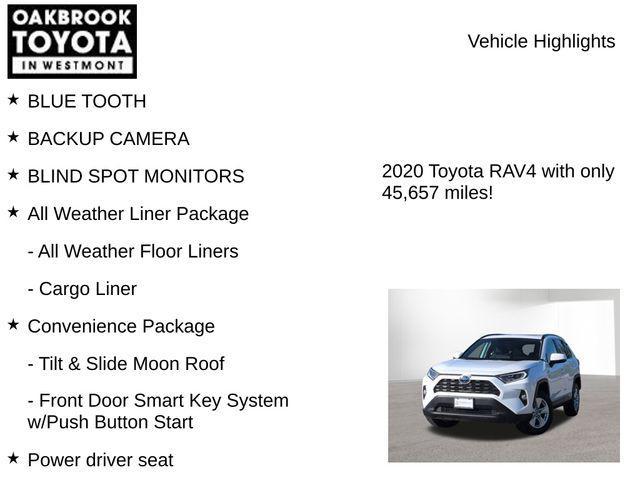 used 2020 Toyota RAV4 Hybrid car, priced at $28,800
