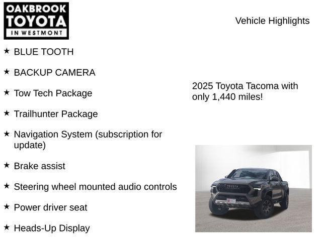 used 2025 Toyota Tacoma Hybrid car, priced at $59,999