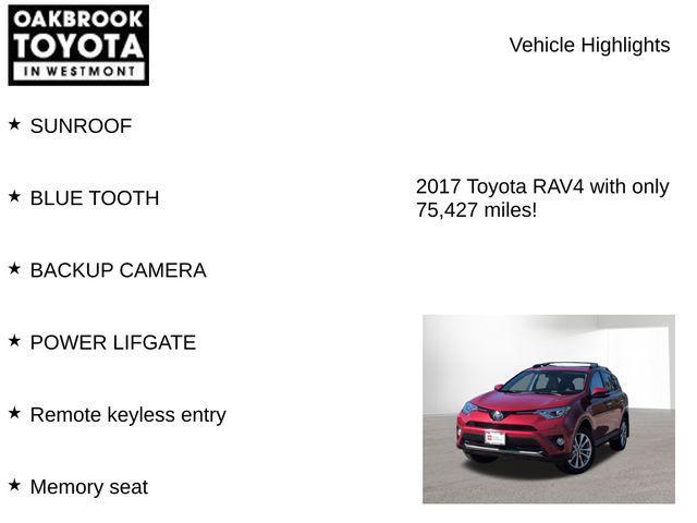 used 2017 Toyota RAV4 car, priced at $20,899