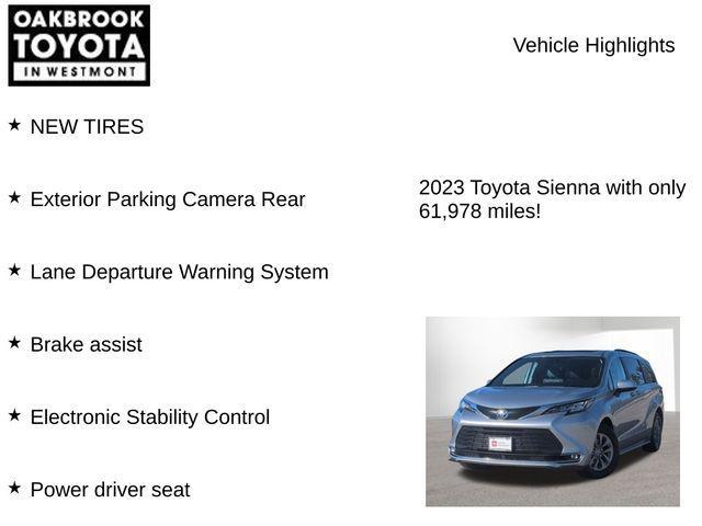 used 2023 Toyota Sienna car, priced at $37,577