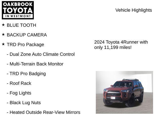 used 2024 Toyota 4Runner car, priced at $56,999