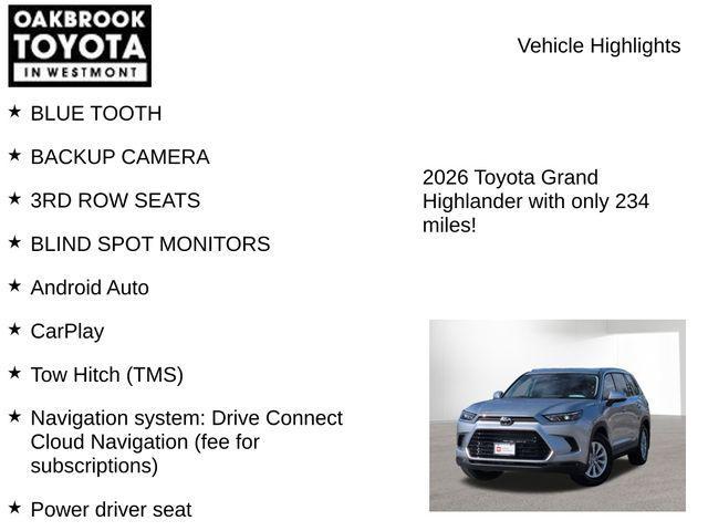 used 2026 Toyota Grand Highlander Hybrid car, priced at $52,786