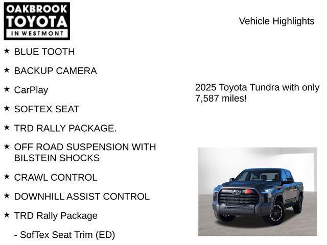 new 2025 Toyota Tundra car, priced at $48,786