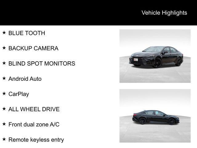 used 2025 Toyota Camry car, priced at $33,500