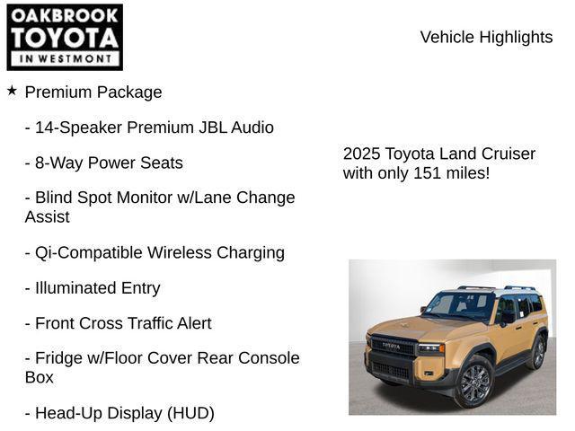 new 2025 Toyota Land Cruiser car, priced at $68,985