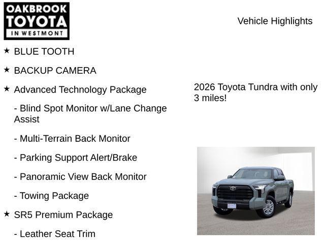 new 2026 Toyota Tundra car, priced at $57,726