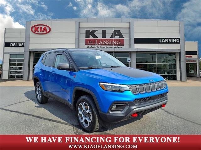 used 2022 Jeep Compass car, priced at $20,019