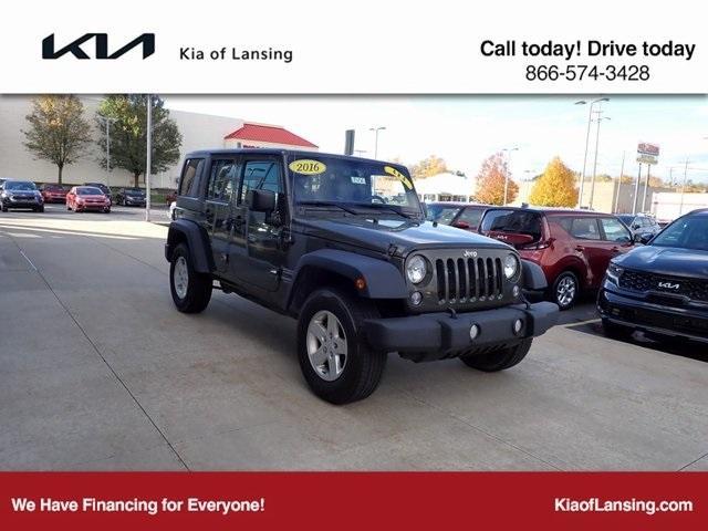 used 2016 Jeep Wrangler Unlimited car, priced at $17,900