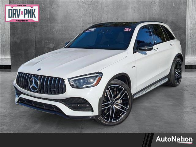 used 2021 Mercedes-Benz AMG GLC 43 car, priced at $38,995