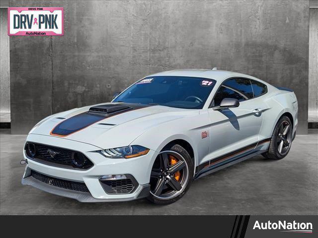 used 2021 Ford Mustang car, priced at $45,987