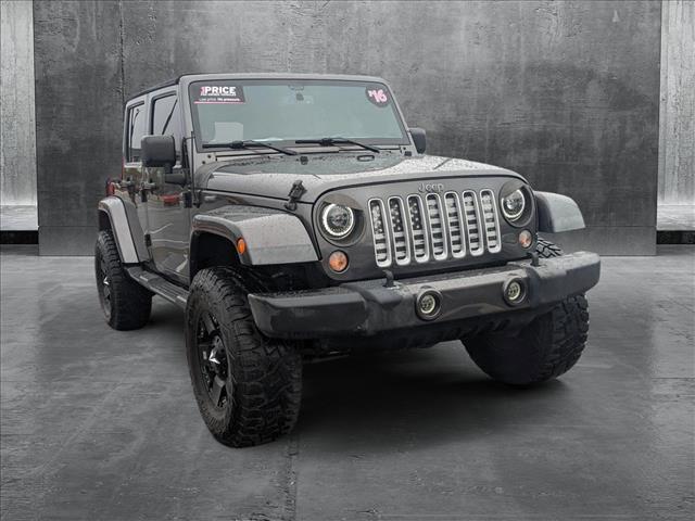 used 2016 Jeep Wrangler Unlimited car, priced at $20,561