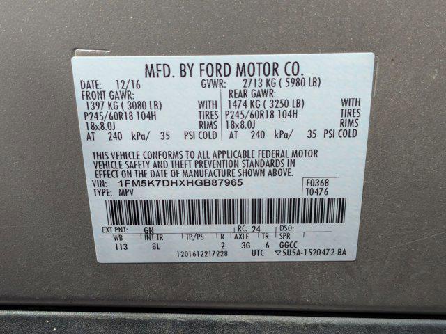 used 2017 Ford Explorer car, priced at $16,702