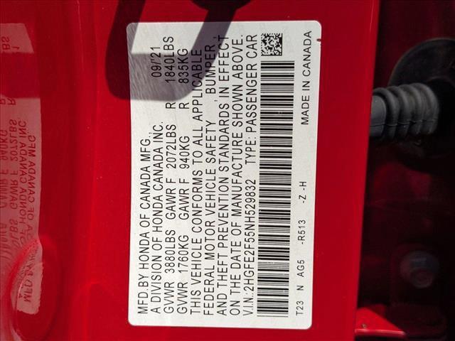 used 2022 Honda Civic car, priced at $21,498