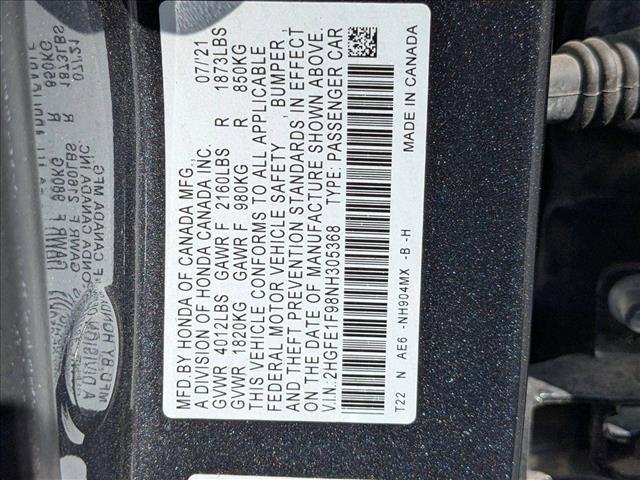 used 2022 Honda Civic car, priced at $25,071