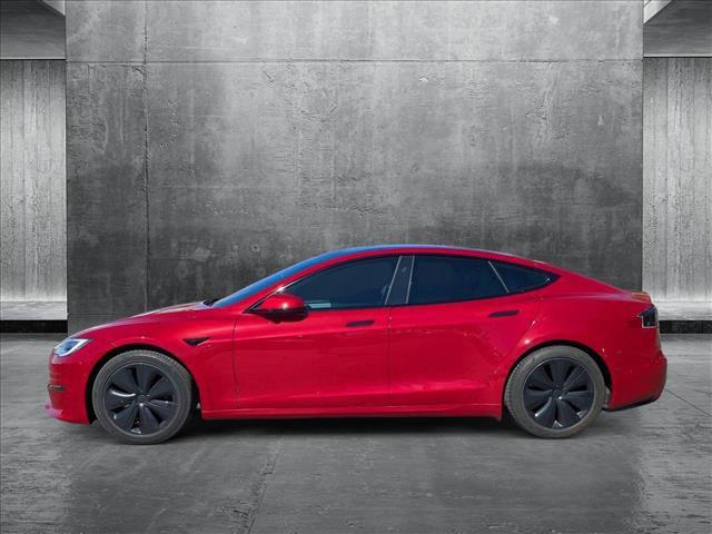 used 2021 Tesla Model S car, priced at $46,697