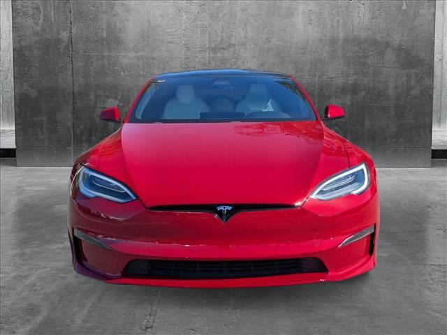 used 2021 Tesla Model S car, priced at $46,697