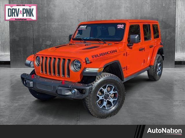 used 2020 Jeep Wrangler Unlimited car, priced at $31,203