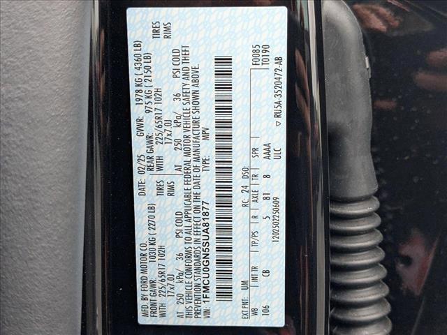 new 2025 Ford Escape car, priced at $27,741