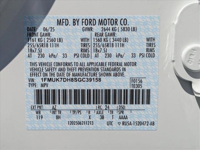 new 2025 Ford Explorer car, priced at $37,896