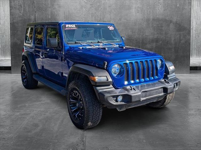 used 2020 Jeep Wrangler Unlimited car, priced at $25,987