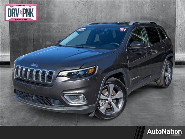 used 2021 Jeep Cherokee car, priced at $25,471