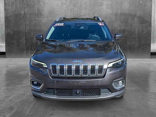 used 2021 Jeep Cherokee car, priced at $25,471