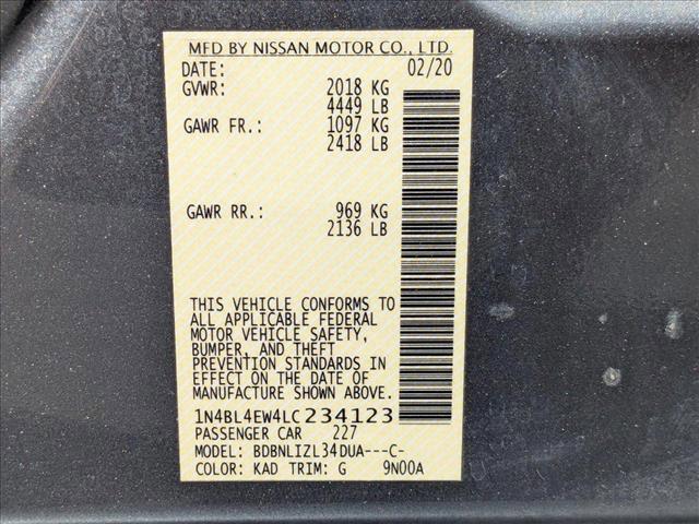 used 2020 Nissan Altima car, priced at $13,911