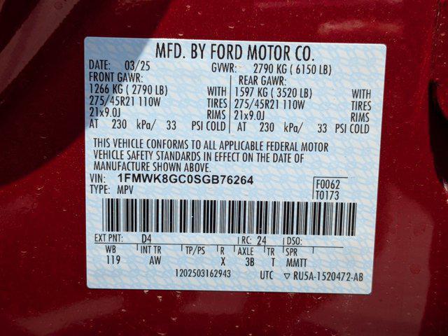 new 2025 Ford Explorer car, priced at $53,359