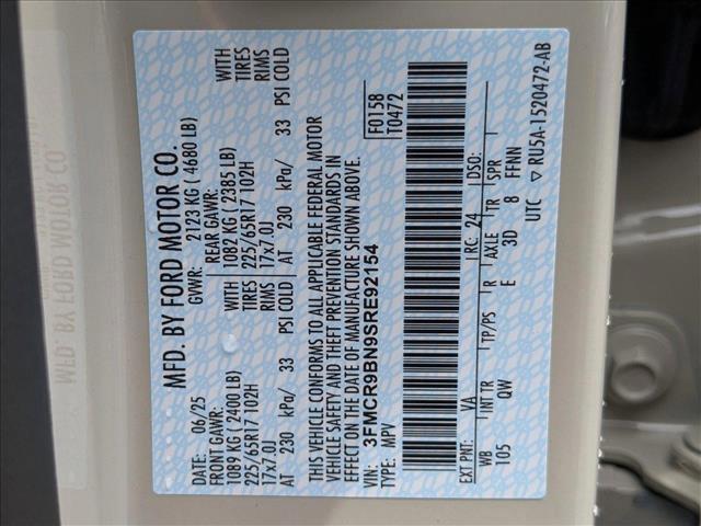 new 2025 Ford Bronco Sport car, priced at $26,443