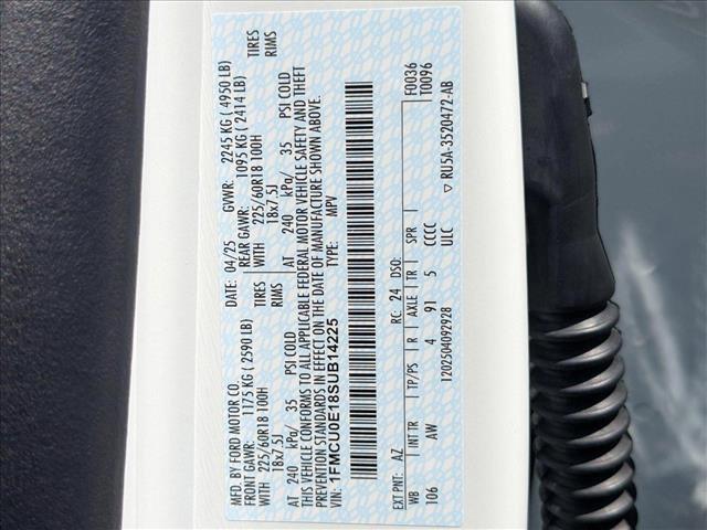 new 2025 Ford Escape PHEV car, priced at $33,149