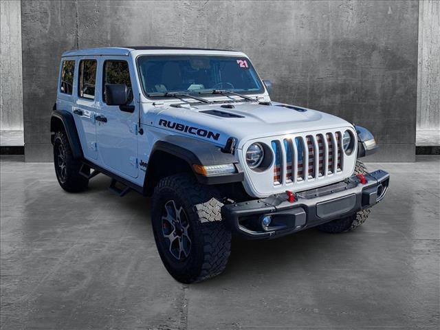 used 2021 Jeep Wrangler Unlimited car, priced at $38,189