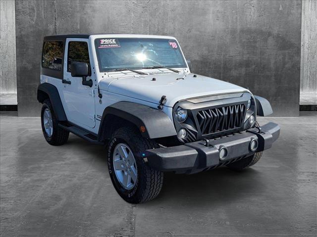 used 2018 Jeep Wrangler JK car, priced at $25,369