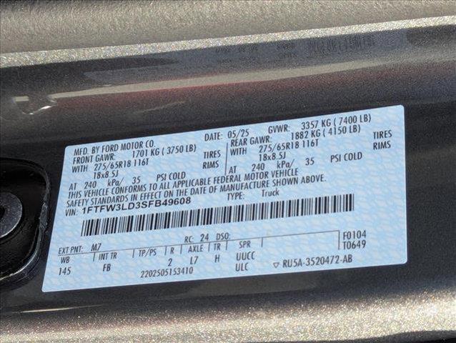 new 2025 Ford F-150 car, priced at $52,851