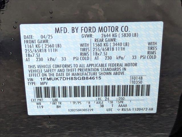 new 2025 Ford Explorer car, priced at $36,164