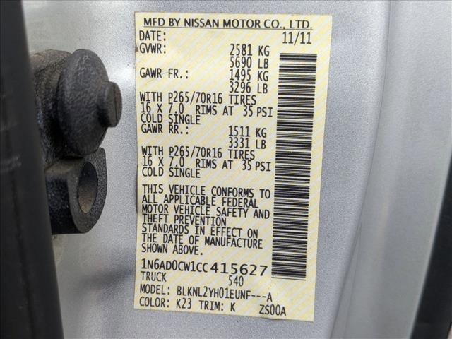 used 2012 Nissan Frontier car, priced at $11,668