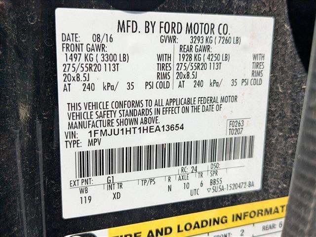 used 2017 Ford Expedition car, priced at $18,593