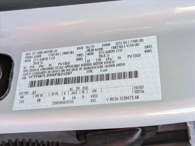 new 2025 Ford F-150 car, priced at $77,053