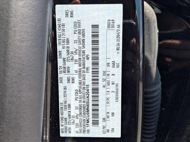 new 2025 Ford Escape car, priced at $24,974
