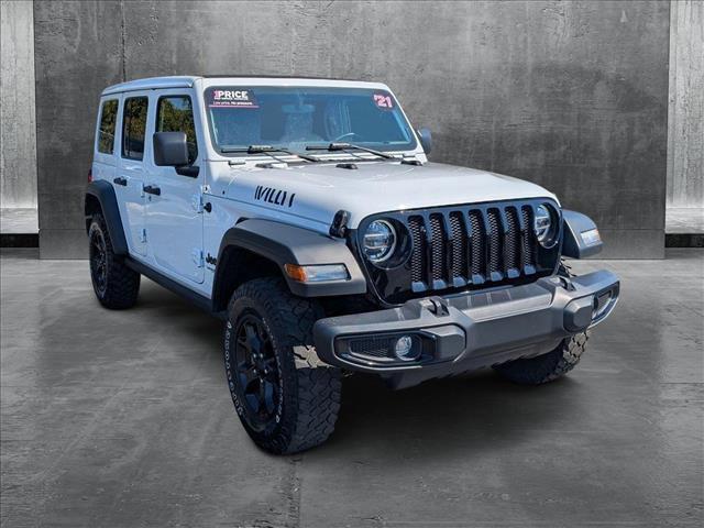 used 2021 Jeep Wrangler car, priced at $30,995