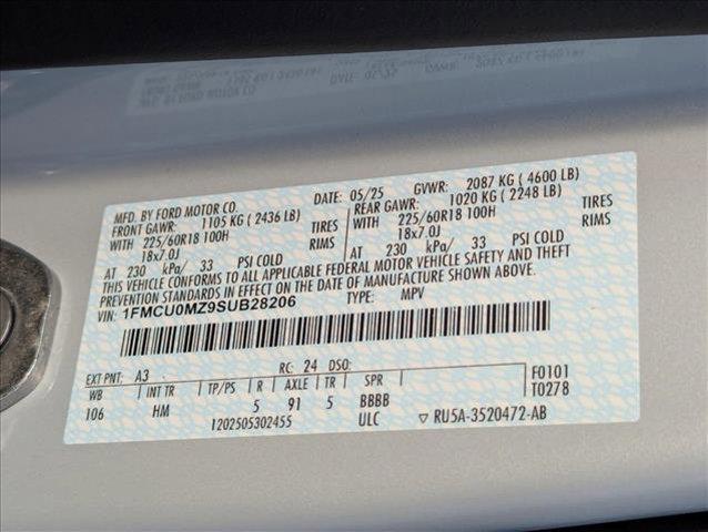 new 2025 Ford Escape car, priced at $27,064