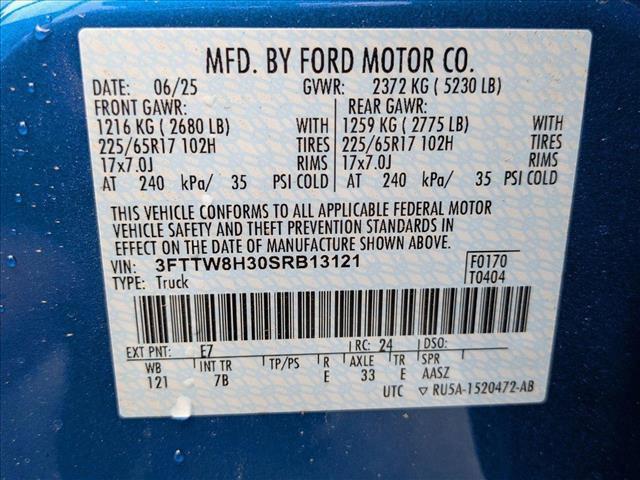 new 2025 Ford Maverick car, priced at $30,272