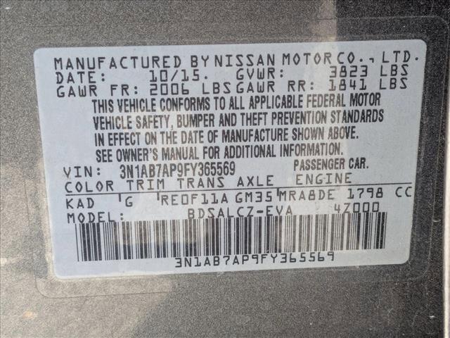 used 2015 Nissan Sentra car, priced at $7,995