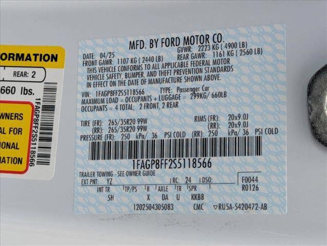 new 2025 Ford Mustang car, priced at $58,094