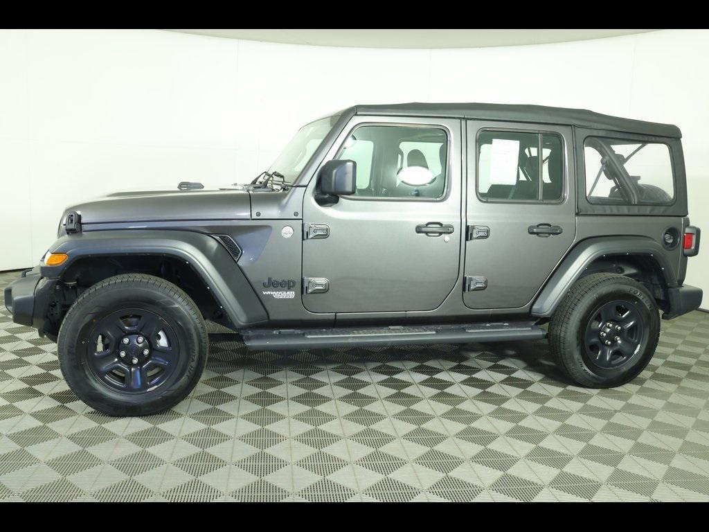 used 2021 Jeep Wrangler Unlimited car, priced at $24,497