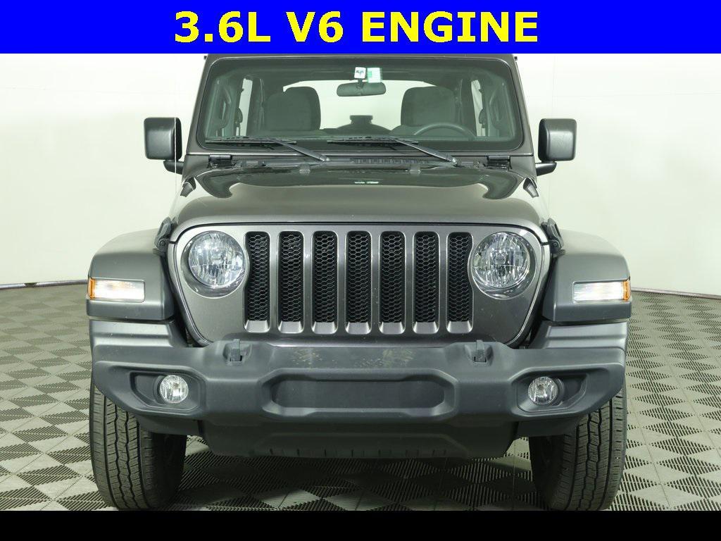 used 2021 Jeep Wrangler Unlimited car, priced at $24,497